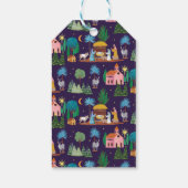 Étiquettes-cadeau Nativity Scene Hand drawn Christmas (Dos)