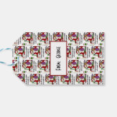 Étiquettes-cadeau Naughty List (Dos Horizontal)