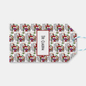 Étiquettes-cadeau Naughty List (Devant (Horizontal))