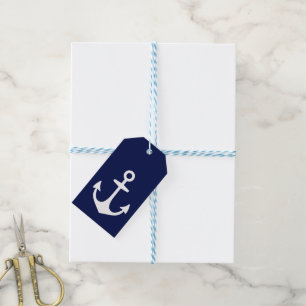 Étiquettes-cadeau Navires nautiques Ancre Croisière Lover marin