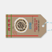 Étiquettes-cadeau Ne pas ouvrir avant le nom de Noël (Devant (Horizontal))