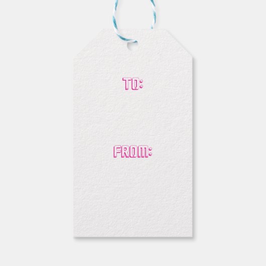 Étiquettes-cadeau Neon Dread Protocol (Dos)