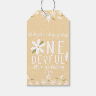 Étiquettes-cadeau N'est-elle pas magnifique Jaune Daisy Favor Tags