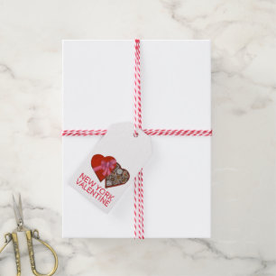 Étiquettes-cadeau New York City Valentine NYC Chocolat Heart