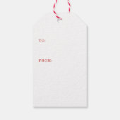 Étiquettes-cadeau NICE LIST APPROUVÉ + Fêtes de Noël photo (Dos)