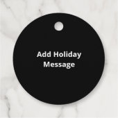 Étiquettes Cadeau Nice Naughty Firefighter Christmas List (Dos)