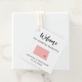 Étiquettes Cadeau N'importe quel sac d'accueil Mariage de couleur No (En situation)