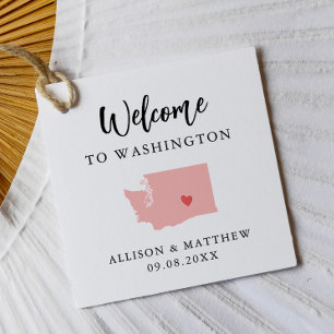 Étiquettes Cadeau N'importe quel sac de bienvenue pour Mariage d'éta