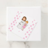 Étiquettes Cadeau Niña Primera Comunión Flores (En situation)