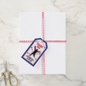 Étiquettes-cadeau Ninja Garçons guerriers Anniversaire (Avec de la ficelle)