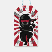 Étiquettes-cadeau Ninja Samurai Merci Anniversaire Fête Favoriser Ta (Dos)