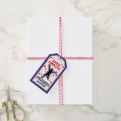 Étiquettes-cadeau Ninja Warriors Boys Birthday Party Course Complet (Avec de la ficelle)