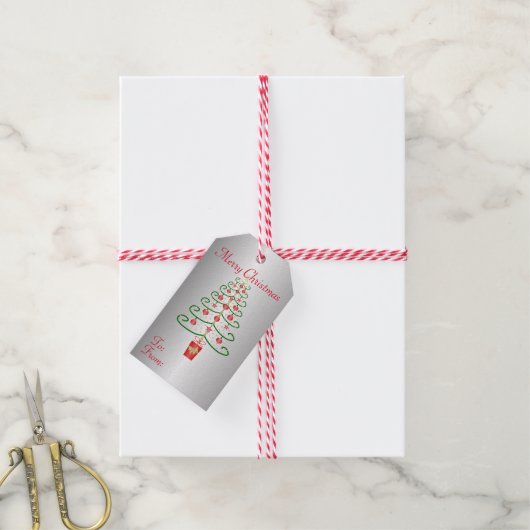 Étiquettes-cadeau Noël (Avec de la ficelle)