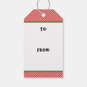 Étiquettes-cadeau Noël (Dos)