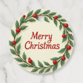 Étiquettes Cadeau noël (Dos)