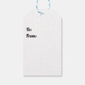 Étiquettes-cadeau Noël à Mistletoe (Dos)