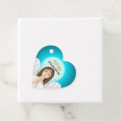 Étiquettes Cadeau Noël Ange Fête (En situation)