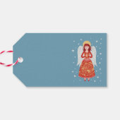 Étiquettes-cadeau Noël Angel (Dos Horizontal)