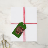Étiquettes-cadeau Noël au chiot mignon (With Twine)