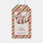 Étiquettes-cadeau Noël aux elfes (Dos)