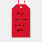 Étiquettes-cadeau Noël, coloré, arbre de Noël, rouge, vert (Dos)