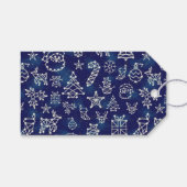 Étiquettes-cadeau Noël Constellation Star Motif à partir de (Devant (Horizontal))