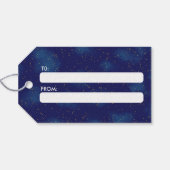 Étiquettes-cadeau Noël Constellation Star Motif à partir de (Dos (Horizontal))