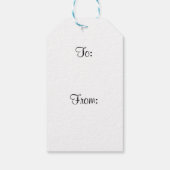 Étiquettes-cadeau Noël Dachshund (Dos)