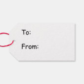 Étiquettes-cadeau Noël Dachshund (Dos (Horizontal))