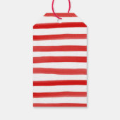 Étiquettes-cadeau Noël d'ananas Tropical Rouge Vert et Or (Dos)