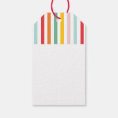 Étiquettes-cadeau Noel de famille simple et moderne (Dos)