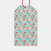 Étiquettes-cadeau Noël de fête (Dos)