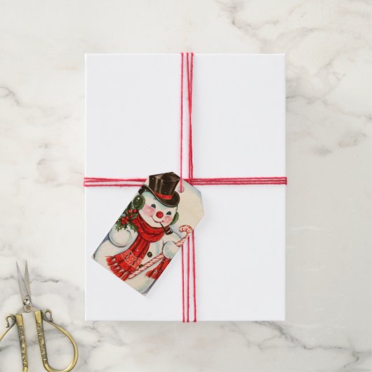 Étiquettes-cadeau Noël de Noël (Avec de la ficelle)