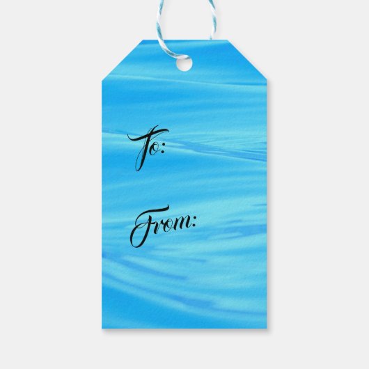 Étiquettes-cadeau Noël de Noël des coquillages côtiers tropicaux (Dos)