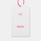 Étiquettes-cadeau Noël des noisettes (Dos)