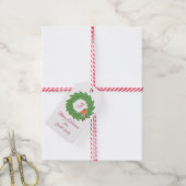 Étiquettes-cadeau Noël des oiseaux mignons (Avec de la ficelle)