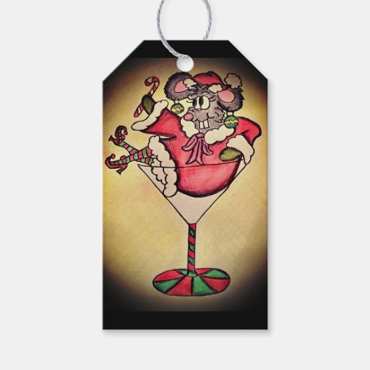 Étiquettes-cadeau Noël drôle (Devant)