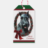Étiquettes-cadeau Noël du géant Schnauzer (Dos)