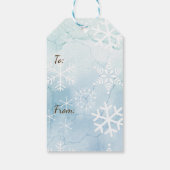 Étiquettes-cadeau Noël du pays Cheval Brown et Blanc (Dos)