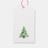 Étiquettes-cadeau Noël du Père Noël Snowman (Dos)