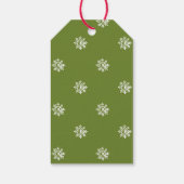 Étiquettes-cadeau Noël élégant au gui (Dos)