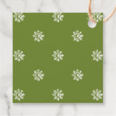 Étiquettes Cadeau Noël élégant de Mistletoe (Dos)