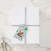 Étiquettes-cadeau Noël équestre (Avec de la ficelle)