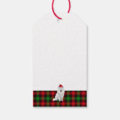 Étiquettes-cadeau Noël Esquimau américain de vacances (Dos)