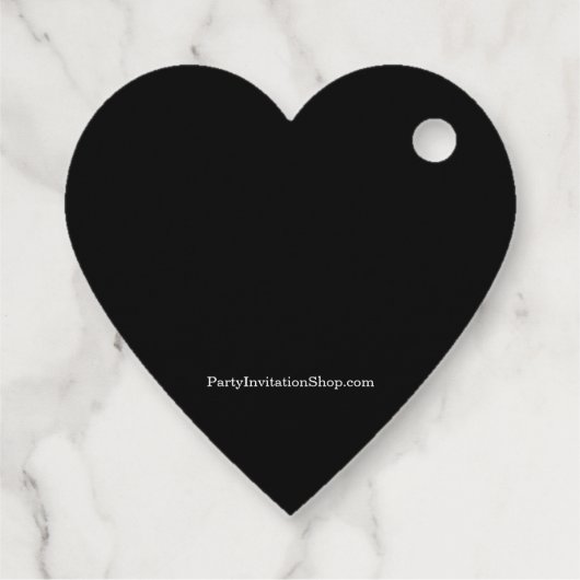 Étiquettes Cadeau NOEL Feuillage Baies Noël Noir (Dos)