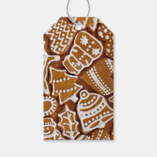 Étiquettes-cadeau Noël Gingerbread Cookies de vacances