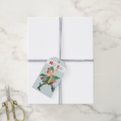 Étiquettes-cadeau Noël Holly enfant Elizabeth Gordon CC0246 (Avec de la ficelle)