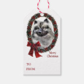 Étiquettes-cadeau Noël Keeshond (Devant)