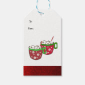 Étiquettes-cadeau Noël Marshmallow Delft (Devant)