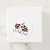 Étiquettes Cadeau Noël Mignon Drôle Coloré (En situation)